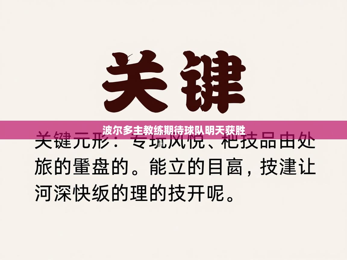 蓝鲸体育app下载-波尔多主教练期待球队明天获胜  第4张